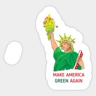 Make America Green Again Sticker